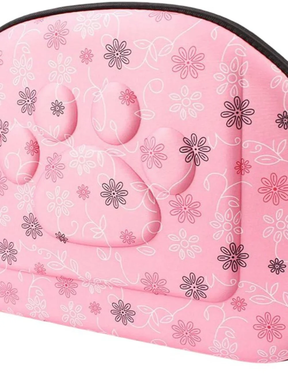 Pink Breathable Folding Soft-Sided Pet Carrier Comfort Bag for Dog Cat Travel